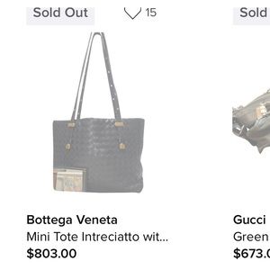 Bottega Veneta Intreciatto Mini Tote Bag